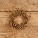 G228438  12In Dark Gold Wheat Candle Ring
