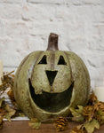 #WS221217 Olive Green 8In Big Mouth Pumpkin