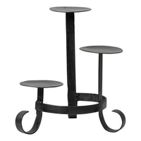 #G2422 Wrought Iron Round 3 Pillar Candle Holder