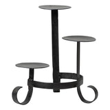 #G2422 Wrought Iron Round 3 Pillar Candle Holder