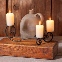 #G2427 Wrought Iron 3 Pillar Candle Holder