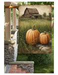 #LF-1121 "Pumpkin Harvest" Large Yard/House Flag