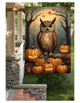 #LF-2538 "Halloween Owl" Large Yard/House Flag