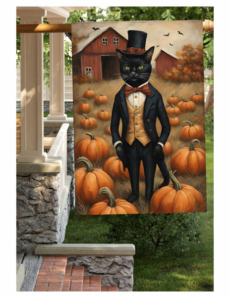 #LF-1067 "Mr Jax" Cat House/Yard Flag