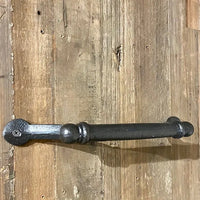 #200242  Small Aged Black Vintage Door Handle