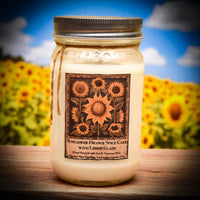 #SFJAR16 Herbal Star "Sunflower" 16oz Soy Jar Candle