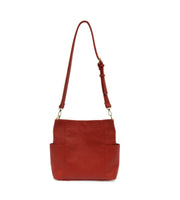 #L8089-05 "Red" Kayleigh Side Pocket Bucket Bag