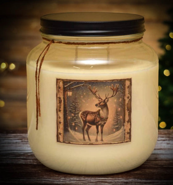 #PPKBJAR64  Prancer's Pumpkin Bread 64oz Soy Jar Candle
