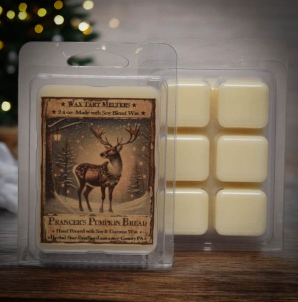 PPKBTRT6  Prancer's Pumpkin Pack of 6 Mini Soy Melting Tarts
