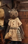 #DAW-MCK Primitive "MECKA" Rabbit Holding Her Chick 🐰 Made In The USA