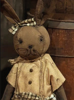 #DAW-MCK Primitive "MECKA" Rabbit Holding Her Chick 🐰 Made In The USA