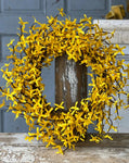 #BR5616  23In Sunrise Forsythia Wreath