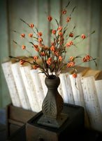 CS1017 Fall Daydream Floral Pick "Rusty Pumpkin" Color