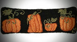 #G27B Pumpkin Patch 8x24In Hooked Pillow