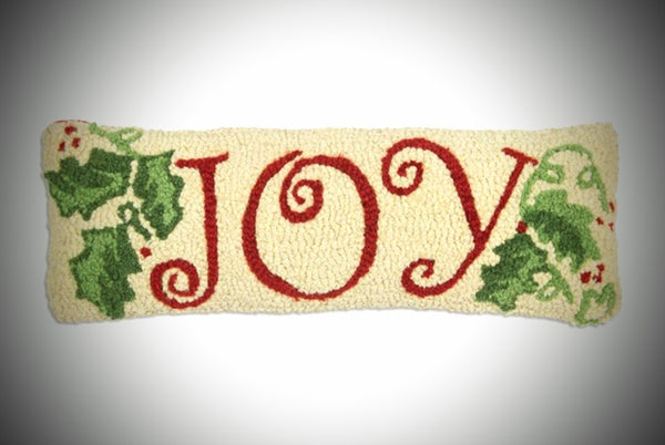 #G20A "Joy" 8x24In Hooked Pillow