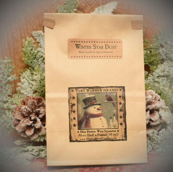 #WBAG12 "Winter Star Dust" Bag of 12 Soy Melting Tarts