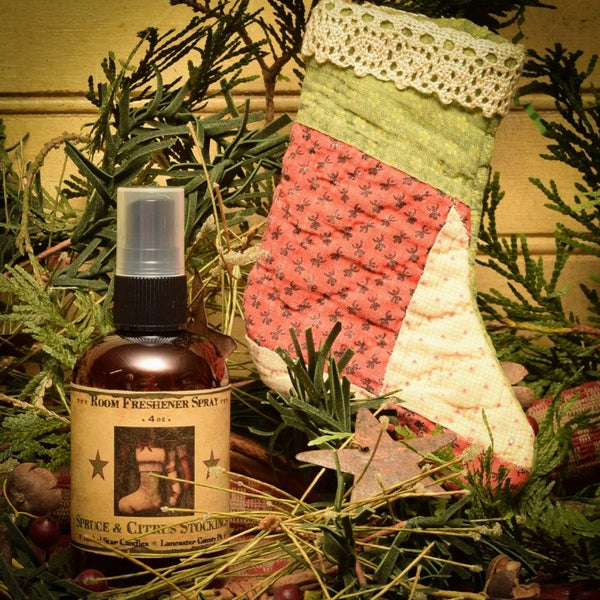 #SPCRS "Spruce and Citrus Stockings" 4oz Room Spray