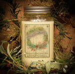 #BRM24 "Bayberry & Rose-MERRY Mint" 24oz Soy Jar Candle