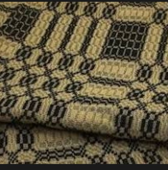 #BT66 Westbury Black/Tan Woven Textiles