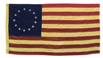 #FL05 Primitive Betsy Ross Flag 32"x58"