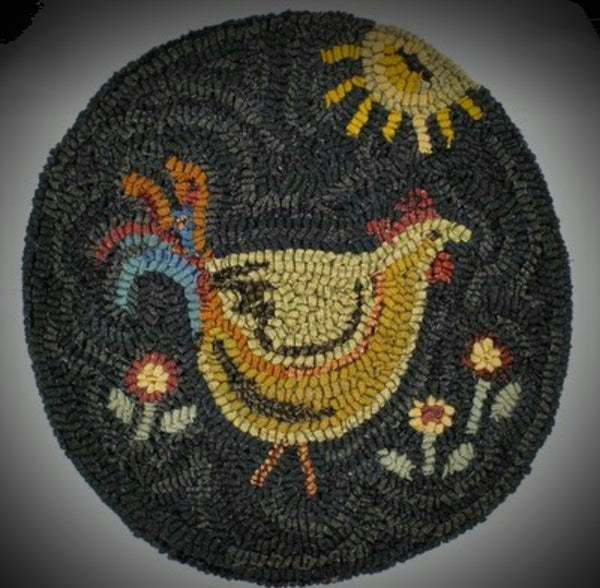 #HSD212184 "Top Of The Morning"  Rooster Chairpad