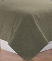 #84912-10592  Sage King Matelasse Bedspread