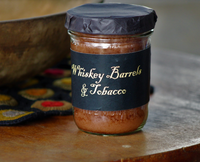 #BLWBT "WHISKEY BARRELS & TOBACCO" Jar Candle By Black Label Candles