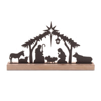 #98883 Holy Family Nativity Scene With Animals