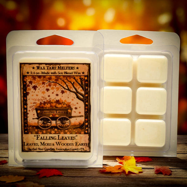 #FL6MLT Herbal Star "Falling Leaves" Mini Pack of 6 Wax Melting Tarts