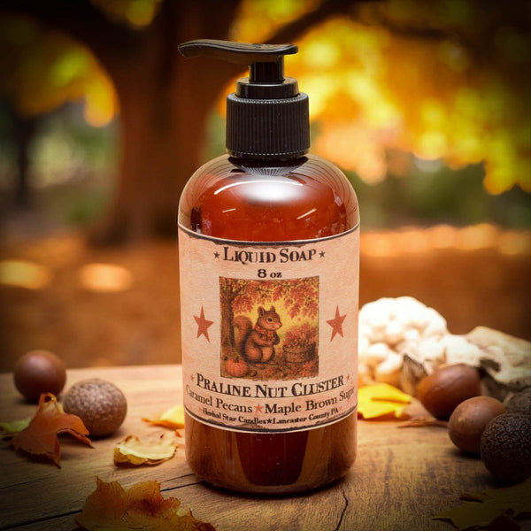 #SQ8HS Herbal Star "Praline Nut Clusters" 8oz Hand Soap