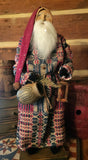 #A264 2026 Signed ARNETT'S Santa With Lantern & Clay Willow Tree Jug