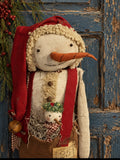 #DFRK Primitive "FRANK" The Snowman By Dawn's Attic Treasures