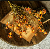 #G233362 20" Orange Wild Flower and Grass Bush