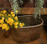 #S240190 Primitive Rattan Travelers Basket - Small