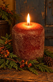 #AVC52 Primitive "SPARKLING CRANBERRY" Americana Vintage Candles (Made In USA)