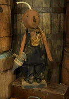 #DAW-BXT Primitive Cloth "BAXTER" Pumpkin Guy 🎃 MADE IN THE USA!