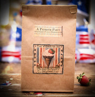 #CONETRT12  "Patriotic Party" Bag of 12 Wax Melting Tarts