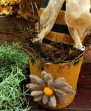 #YBEE "Buzzing BEE" 🐝 In Painted Yellow Box By RUGGED CHIC