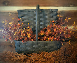 #BH1B Primitive Black Basket With Hoop