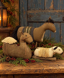 #FULLNTV Primitive Nativity Set By Dawn's Attic Treasures