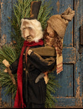 #DSCRTIM Primitive "SCROOGE & TIMMY" By Dawn's Attic Treasures