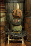 #PMP-STC Primitive "PUMPKIN STACK"  By Dawn's Attic Treasures