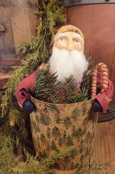 #3-OTC25 Clay Face Santa In Holiday Box 🎅 MADE IN AMERICA!