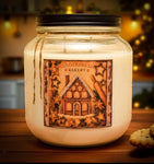 #64GB "Home-Made Gingerbread" 64oz Soy Jar Candle