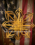SVCMS-M   Medium Basket Weave Star-Mustard