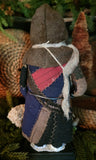 #63HS Primitive Santa With Sheep & Patriotic Drum By HOLLY SCHMIDT