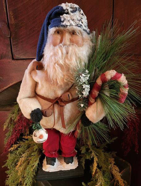 HS-CH5 Handmade Chalkware Belsnickel by HOLLY SCHMIDT – Old