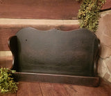 #BORBX Colonial Wall Box - Distressed Black Over Red - MADE IN THE  USA!