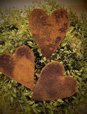 #PSPH Primitive Grunged Heart ❤️ Ornaments - Set of 3