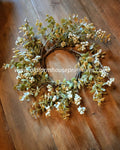 ML6  6.5In Mini Leaf/Berry Candle Ring
